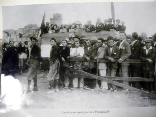 Comizio Fascista a Pontelandolfo