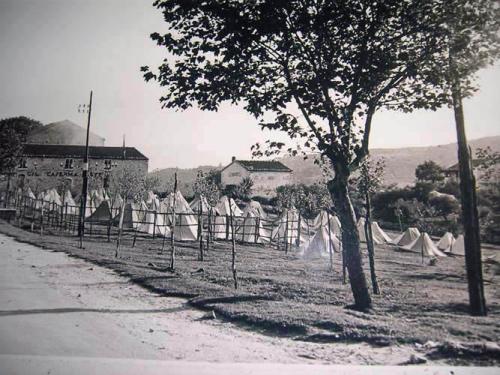 Campo Militare rione San Donato Pontelandolfo - Grandi Manovre 1905